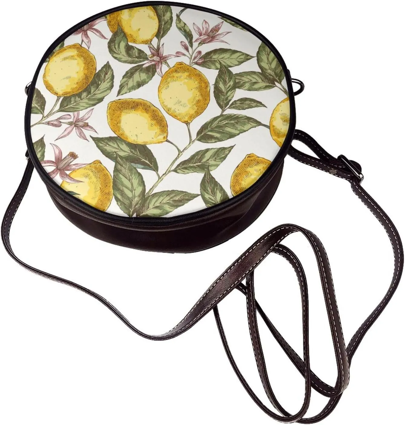 Crossbody Shoulder Bags for Women Small Round Satchel Handbags Purse