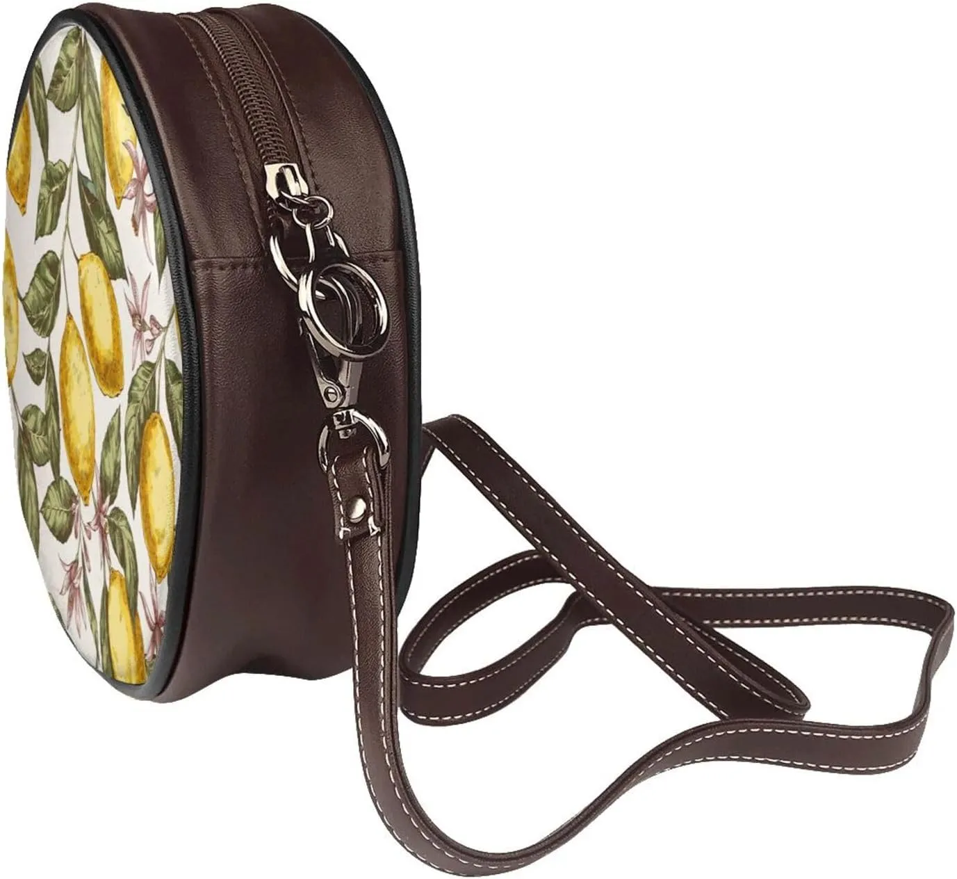 Crossbody Shoulder Bags for Women Small Round Satchel Handbags Purse
