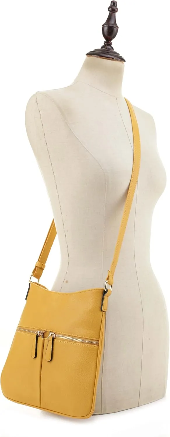 Crossbody Travel Bag, Adjustable Strap, Multiple Pockets
