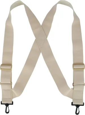 CTM® Big & Tall Elastic TSA Compliant Side Clip Suspenders with Swivel Hook Ends