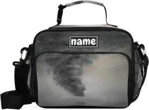 Custom 3D Tornado Lunch Bag for Boys Girls Kids, Personalized Your Name Lunch Tote Bags Insulated Lunch Box for School Travel Picnic