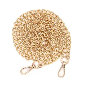 CUSTOM 46 Inch Heavy Gold Handbag Chain - Heavy Weight Crossbody Strap - Chain For Purse - Designer Bag Chain - Evening Bag Strap - Handmade by Green Acorn Kitchen