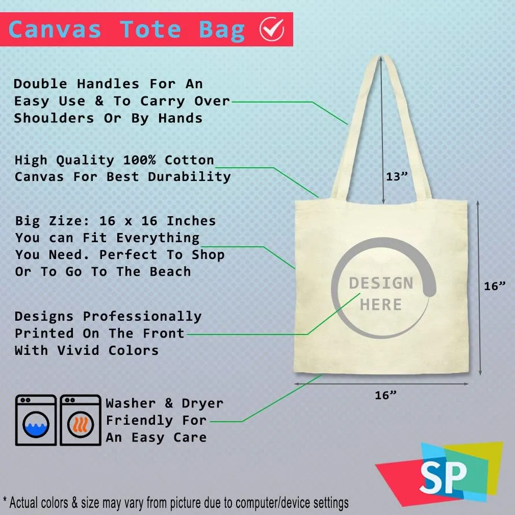 Custom Canvas Tote Shopping Bag When Cardinal Appears in Yard It's A Visitor from Heaven 1 Bird