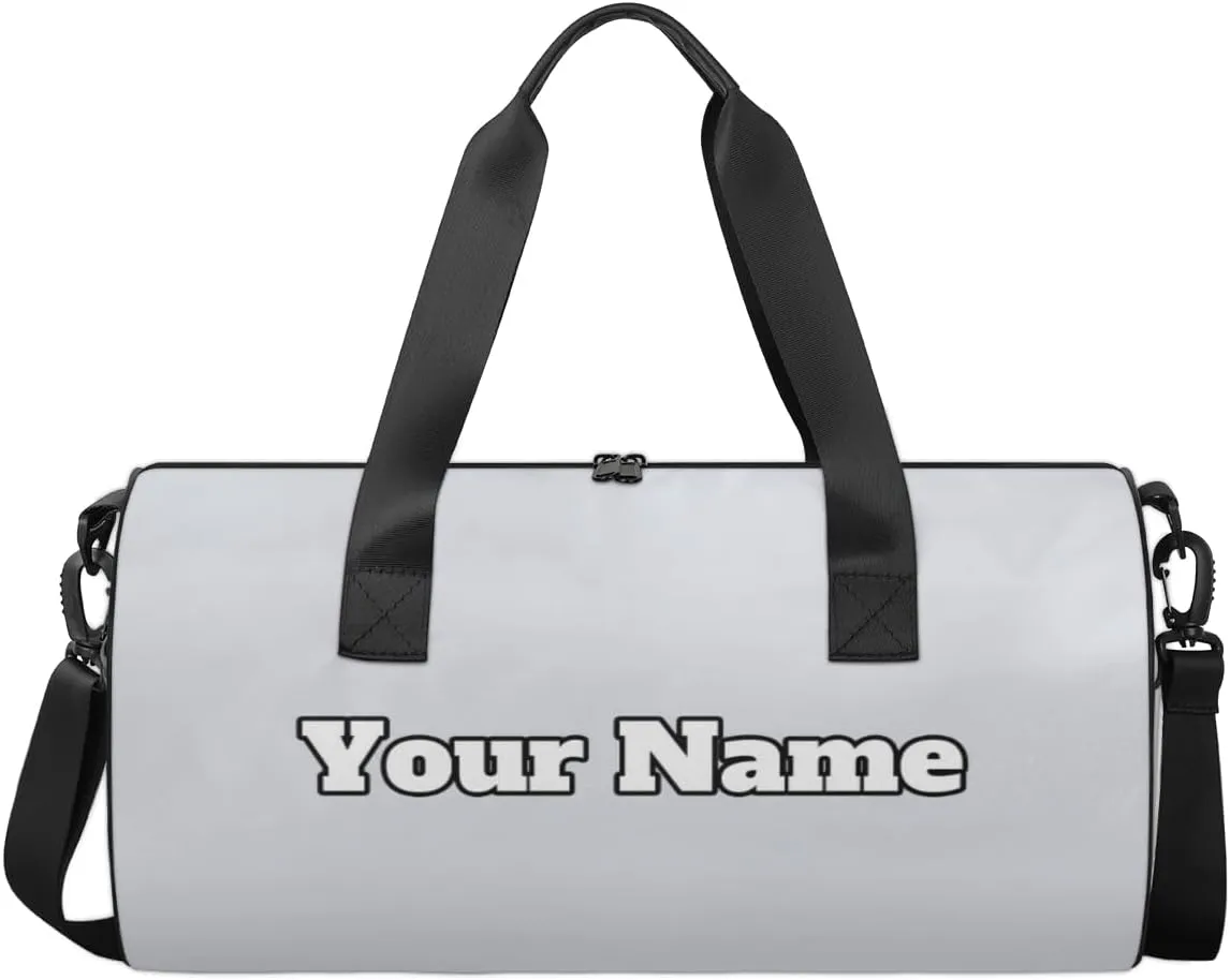 Custom Gym Bag for Women Men with Name, Personalized Dragonfly Duffel Bag for Sports, Waterproof Dance Bag, Lightweight Carryon Gym Bag, Dragonfly Print