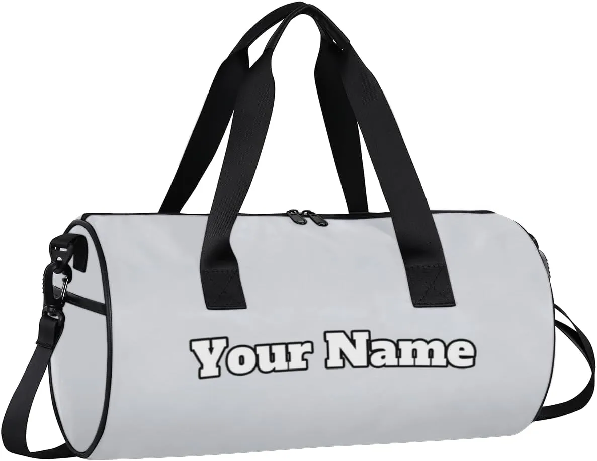 Custom Gym Bag for Women Men with Name, Personalized Dragonfly Duffel Bag for Sports, Waterproof Dance Bag, Lightweight Carryon Gym Bag, Dragonfly Print