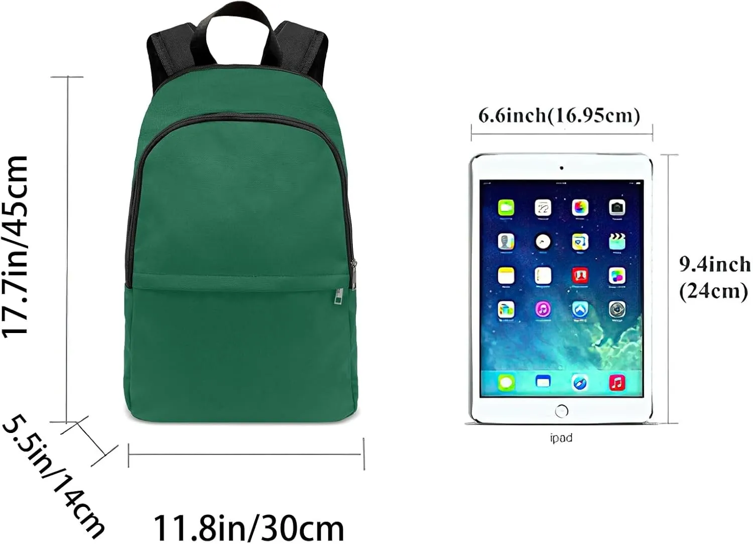 Custom Gymnastics Green Bling Print School Backpack Multipurpose Casual Bag Personalized with Name Waterproof Sport Daypack Travel Man Woman Bags