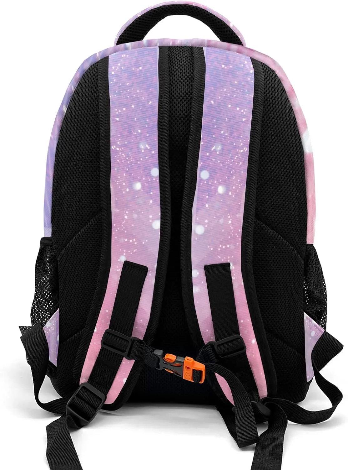 Custom Pink Diamond Backpack Custom Name Large Capacity Shoulder Bags for Sports Party