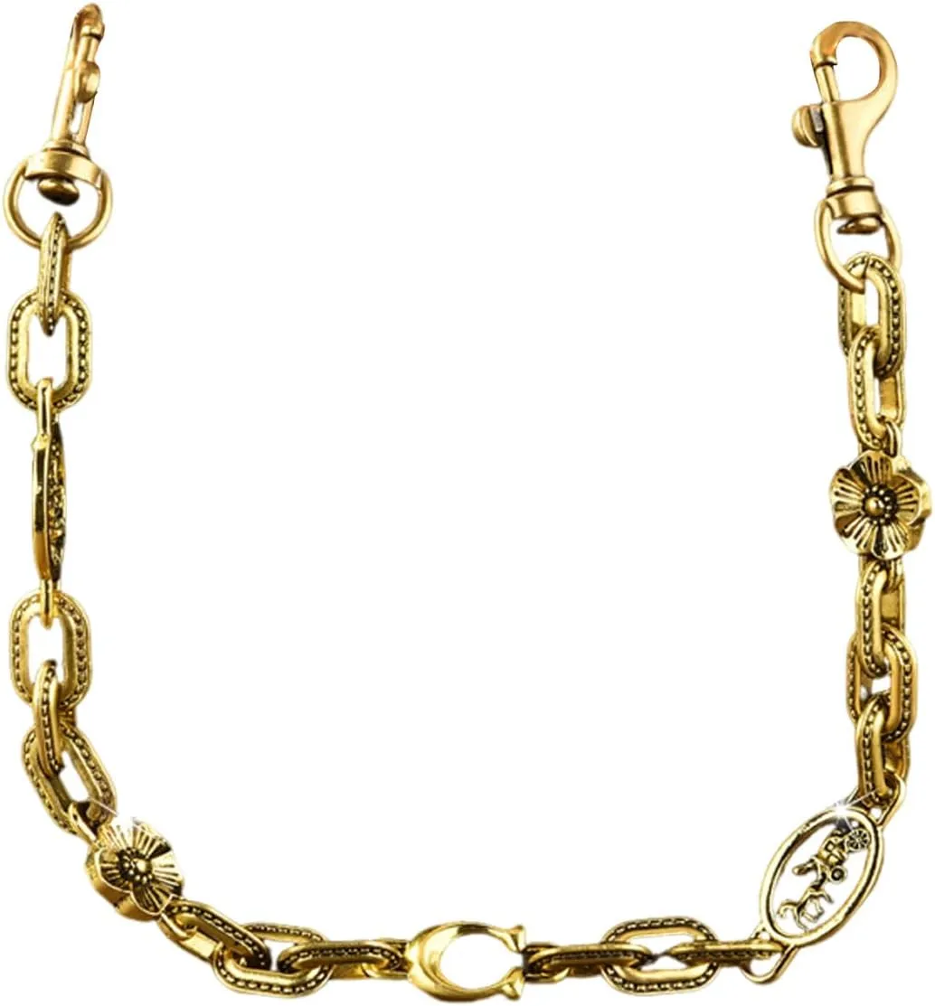 Cute Cherry Gold Bag Charms Wallet Chain Keychains Purse Accessories For Women
