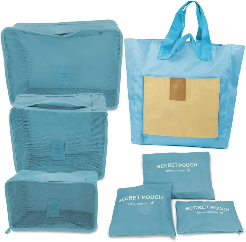 Dahlia Easy Travel Organizer Packing Cube Bag Set