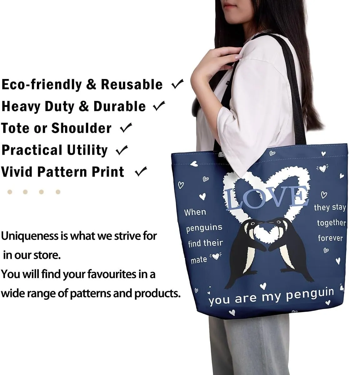 Daisy Canvas Tote Bag,Wild Flower Tote Bag,Blossom Shopping Grocery Bags