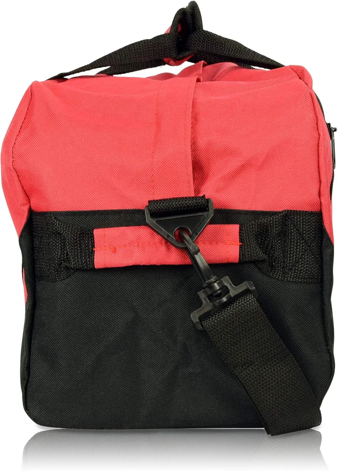 DALIX 18" Two Tone Duffle Bag Medium Black Red Blue Gold Pink Purple Gray