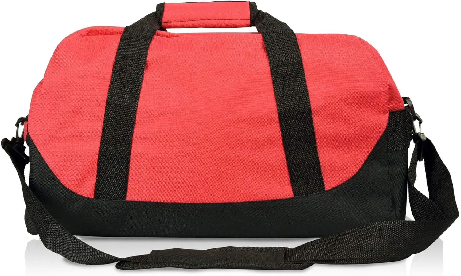 DALIX 18" Two Tone Duffle Bag Medium Black Red Blue Gold Pink Purple Gray