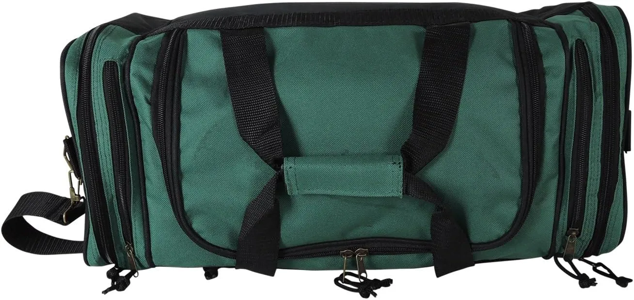 DALIX 20" Sports Duffle Bag w Mesh and Valuables Pockets Travel Gym