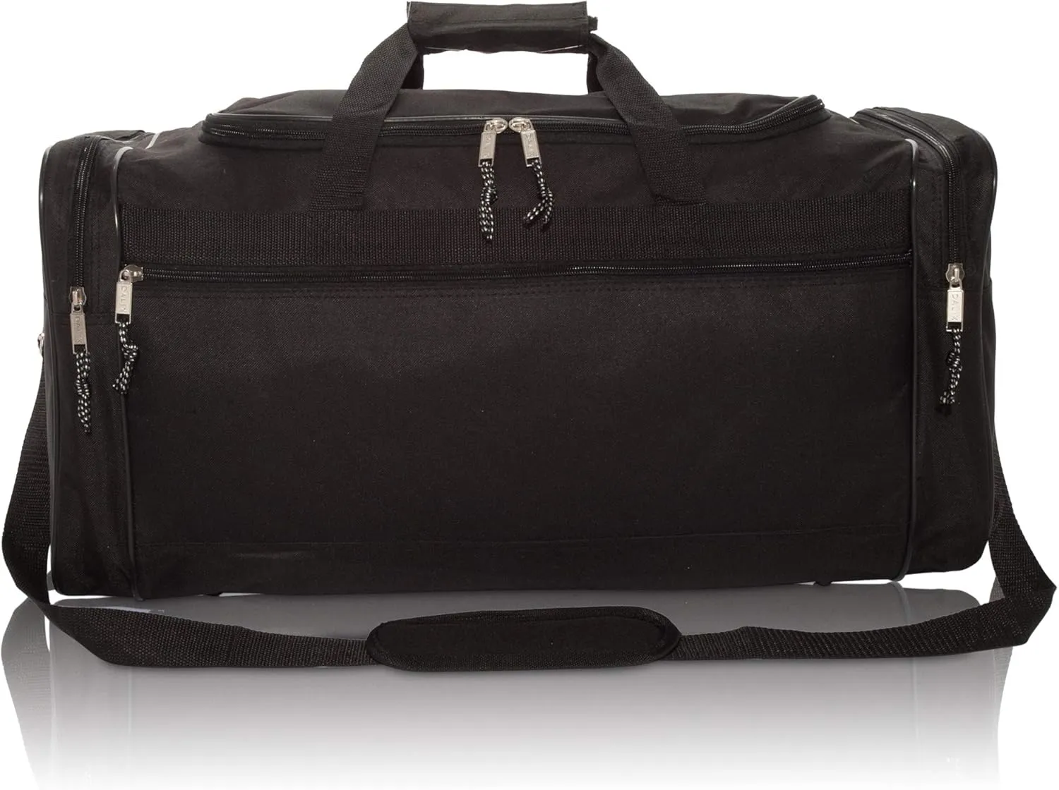 DALIX 25" Extra Large Vacation Travel Duffle Bag in Black