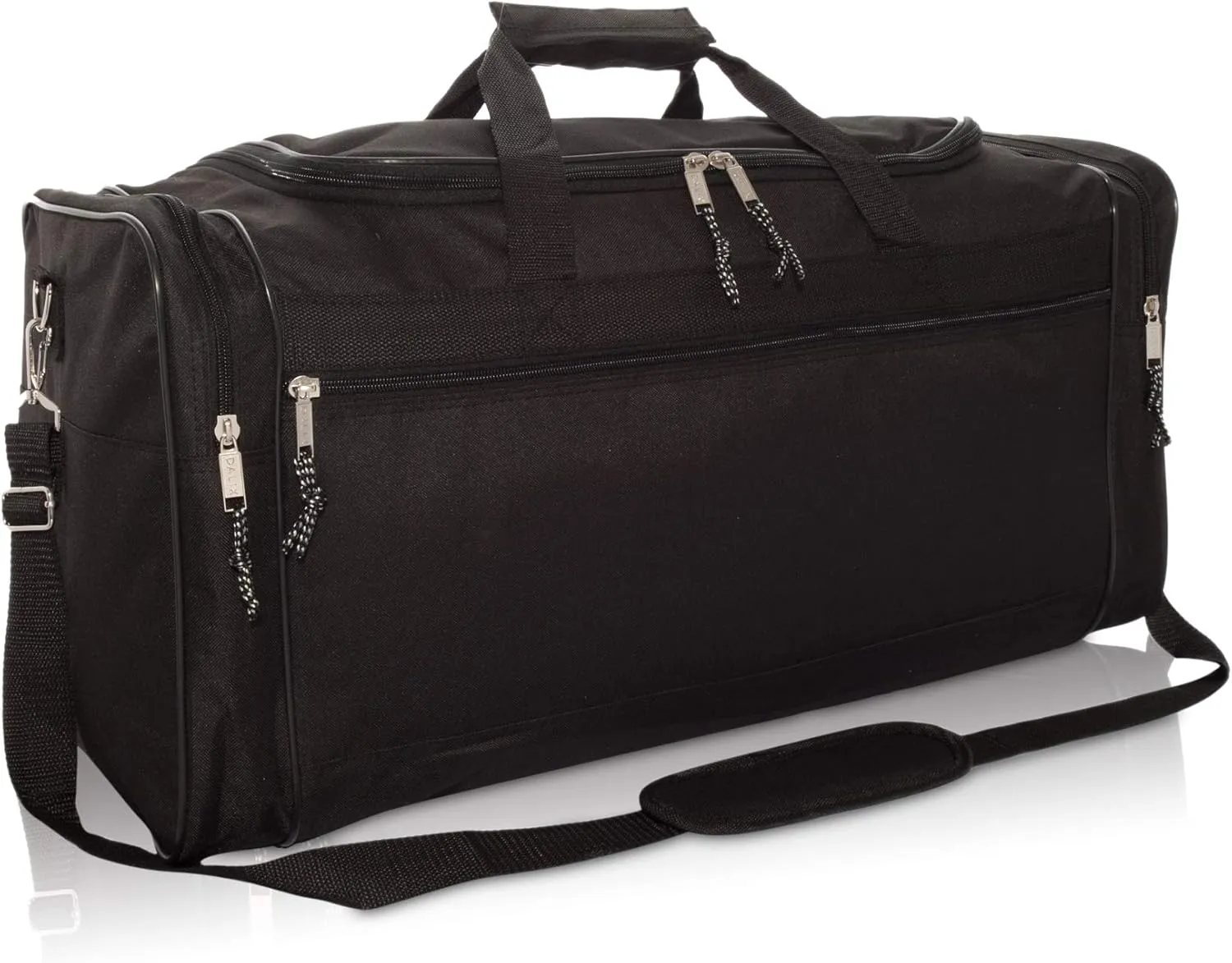 DALIX 25" Extra Large Vacation Travel Duffle Bag in Black
