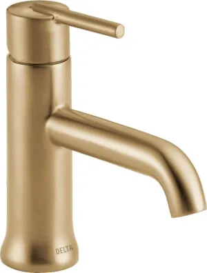 DELTA 559LF-CZMPU Trinsic Bathroom Faucet, With Drain Assembly, Champagne Bronze