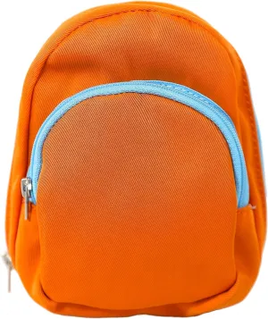 Diabetic Supply Bag Diabetes Travel Organizer for Insulin Pen, Test Strips, Glucose Meter, Needles and other Equipment, Adorable Mini Backpack Design - 5 x 6 x 3 inches - Orange