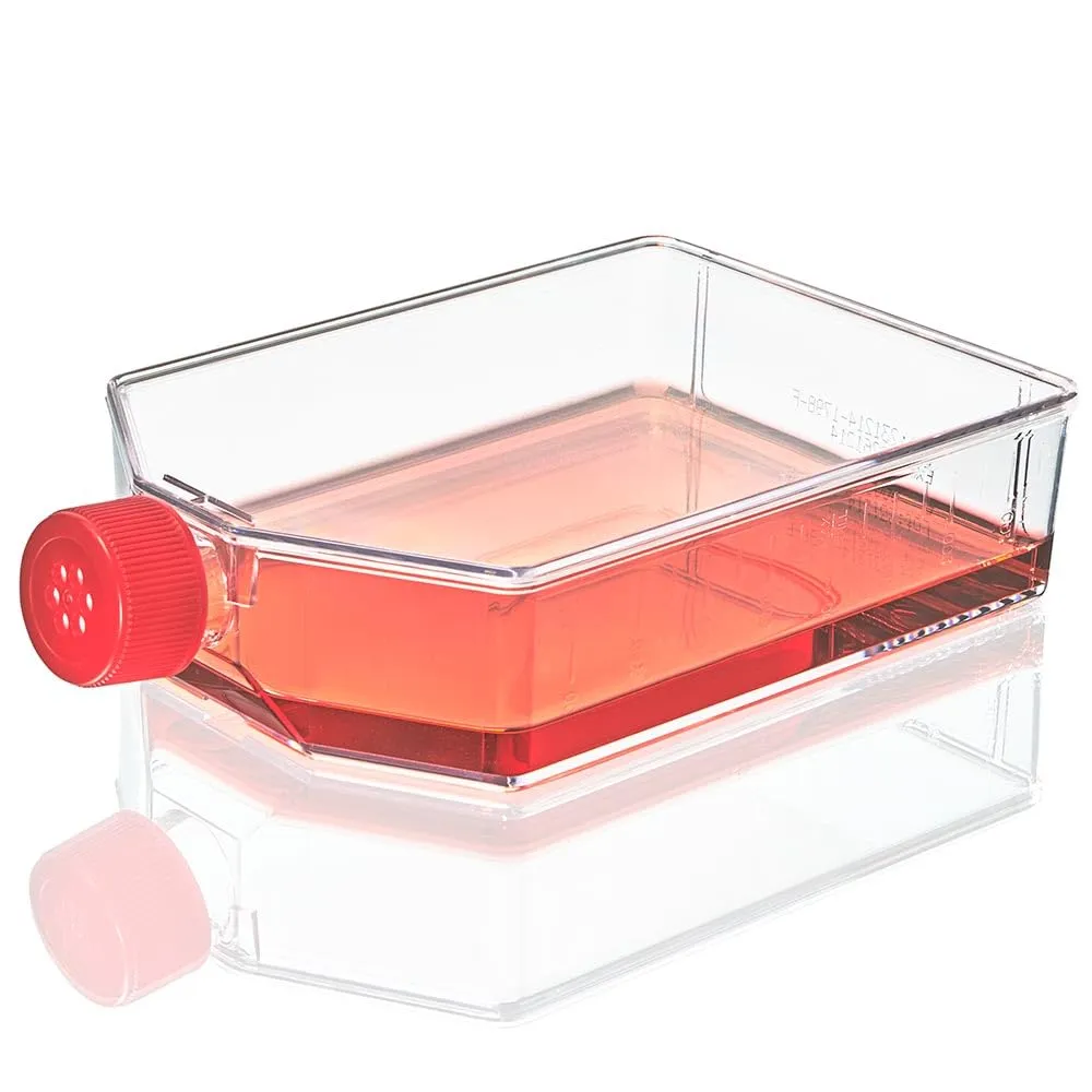 Diamond SureGro Cell Culture Flask, Tissue Culture Treated, 225cm2, Vent Cap, Sterile, 5/Bag, 25/Case