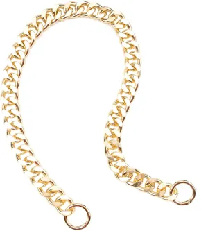 DIY Chunky Purse Chain Handles - Short Strap Replacement for Handbag or Shoulder Bags, 23.6 Inches Long(Gold)
