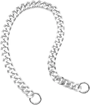 DIY Chunky Purse Chain Handles - Short Strap Replacement for Handbag or Shoulder Bags, 23.6 Inches Long(Silver)