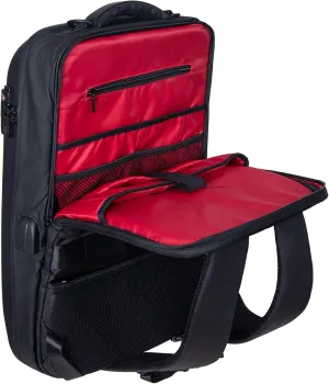 DJBAG - Professional Bag & Backpack, A special designed Heavy duty EVA foam Hard side Gear for DJ | Waterproof zipper | Stage Crew - everyday at work or travel. USB Charging Port | 19.68in X 12.20in X