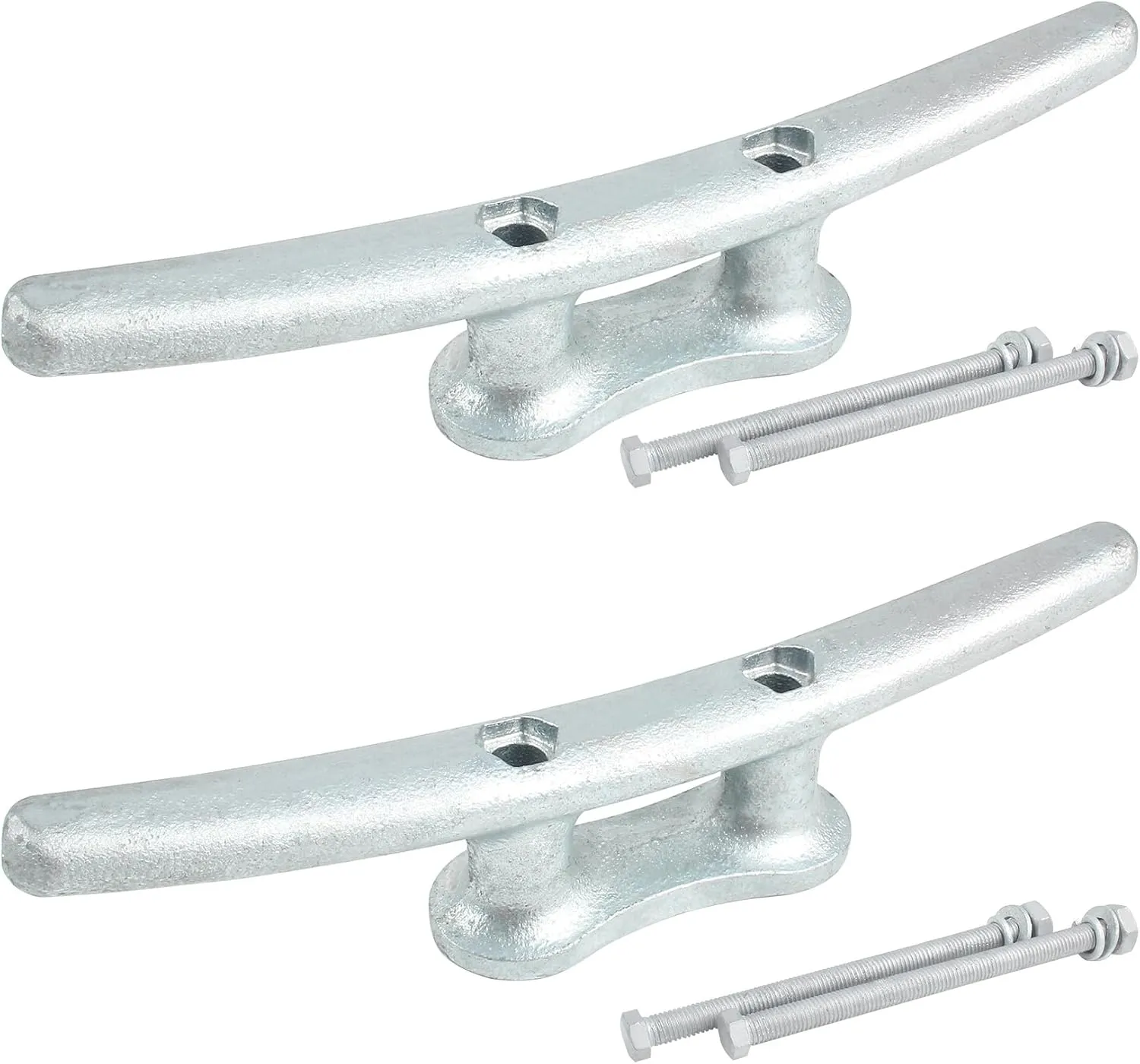 Dock Cleats 4/6/8/10 inch (4 Sizes), Boat Cleats with Hardware, Boat Dock Cleats Rope Cleats, Ideal for Boat Deck Yacht Kayak Dock or Home Decoration（2, 5, 4, 6,10 Pack