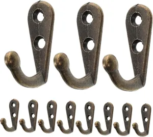 DOITOOL Elegant Country Decor Hooks 48pcs Mini Duty Single Coat Hooks for Hanging Towels Handbags Hats Farmhouse Style