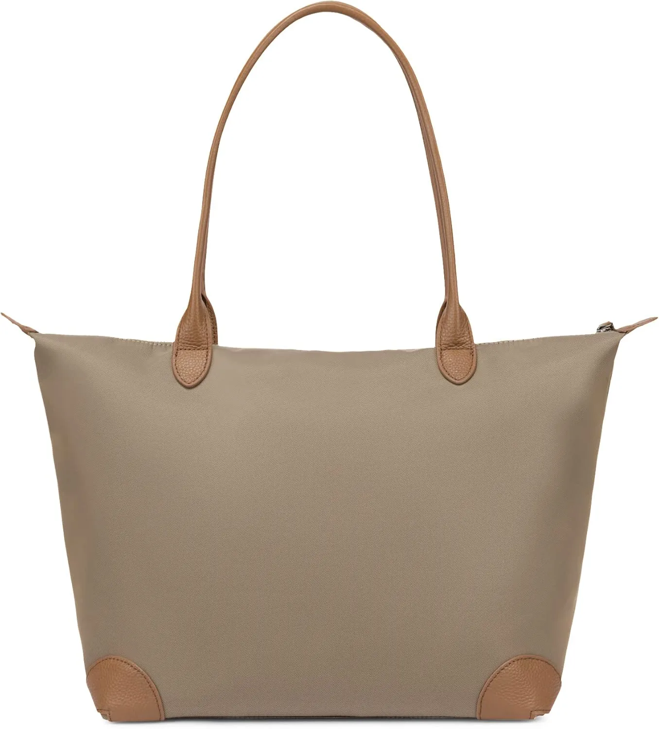 DORIS&JACKY Tote Bag For Women Large Lightweight Designer Leather Nylon Work Shoulder Bag And Foldable Travel Purse