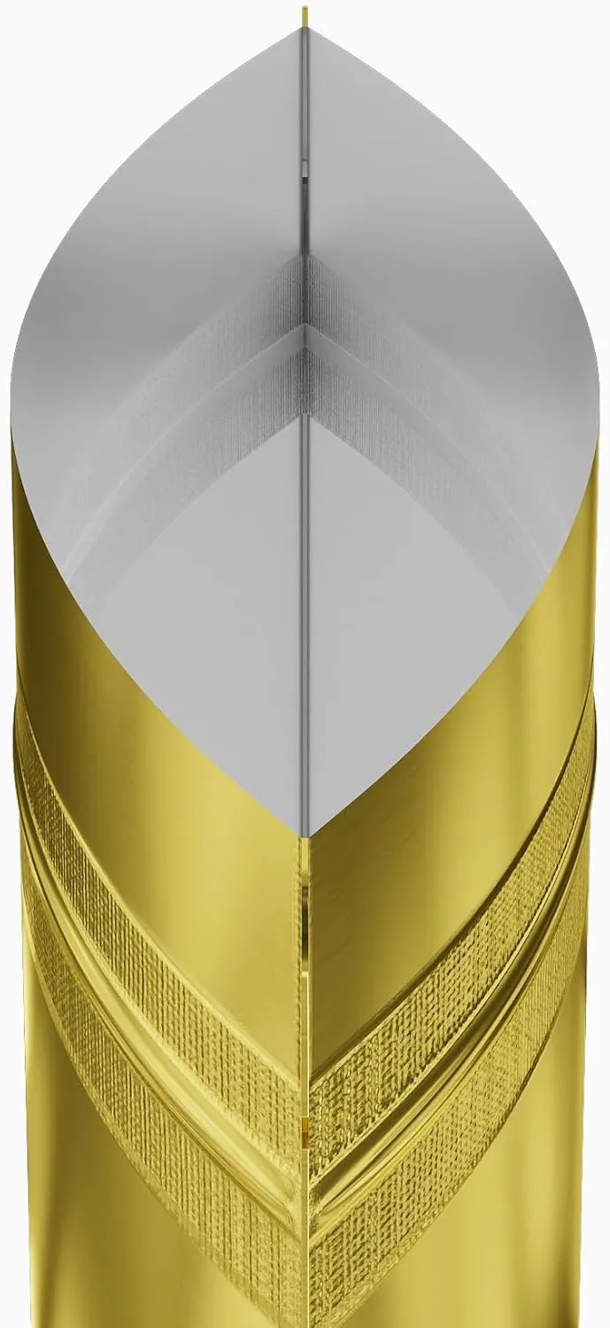 Double-Sided Matte/Glossy Color with Clear Round Window Stand-Up Pouch (100 Bags/Pack) (5.5" x 7.9", Glossy Gold)