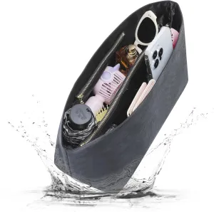Doxo Purse Organizer Insert for Handbags Compatible with Speedy Neverfull City 30/33,Artois PM Tote bag(Large,Black)