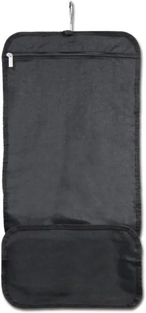 Dream Duffel Hanging Accessory Roll for Competition & Travel, Jewelry, Toiletry, & Cosmetic Bag, Black