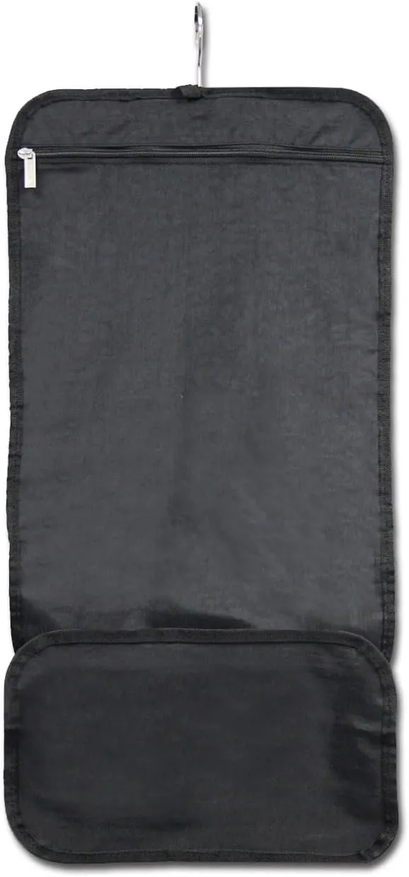 Dream Duffel Hanging Accessory Roll for Competition & Travel, Jewelry, Toiletry, & Cosmetic Bag, Black