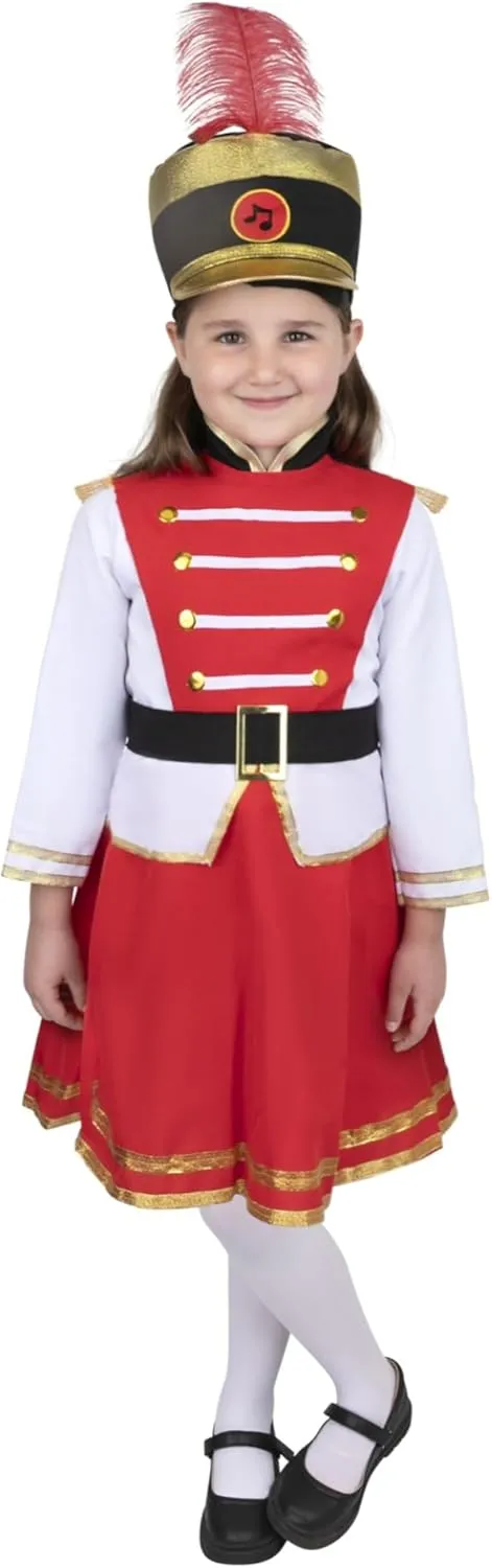Dress Up America Drum Majorette Costume for Girls - Marching Band Uniform for Kids