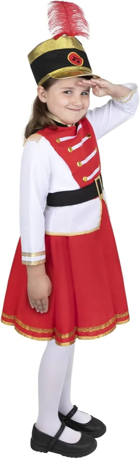 Dress Up America Drum Majorette Costume for Girls - Marching Band Uniform for Kids