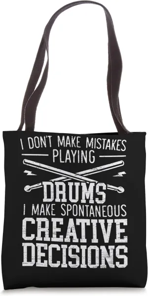 Drummer Musical Instrument Musician Drumming Instrumentalist Tote Bag