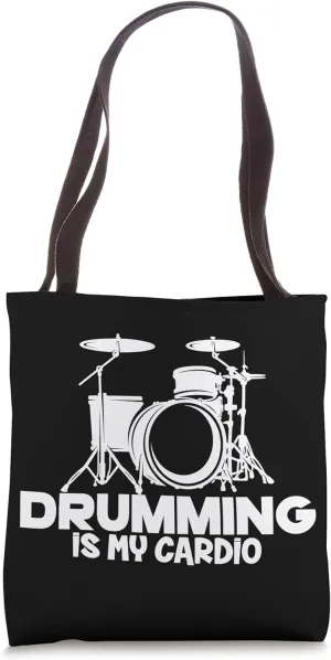 Drums Drum Sticks Drumming Drummer Tote Bag