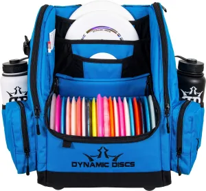 Dynamic Discs Commander Backpack Disc Golf Bag | 20 Disc Capacity | Two Deep Storage Pockets | Two Water Bottle Holders | Frisbee Disc Golf Backpack Bag