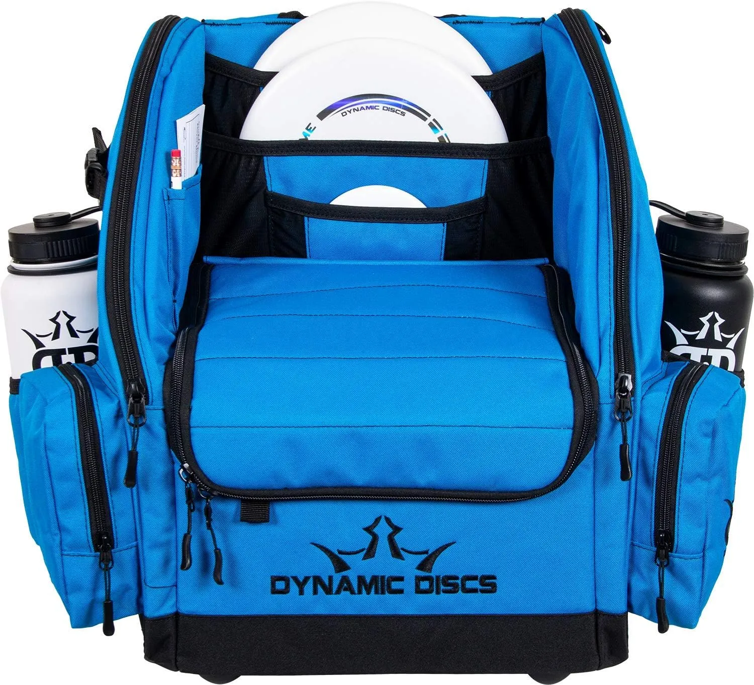 Dynamic Discs Commander Backpack Disc Golf Bag | 20 Disc Capacity | Two Deep Storage Pockets | Two Water Bottle Holders | Frisbee Disc Golf Backpack Bag