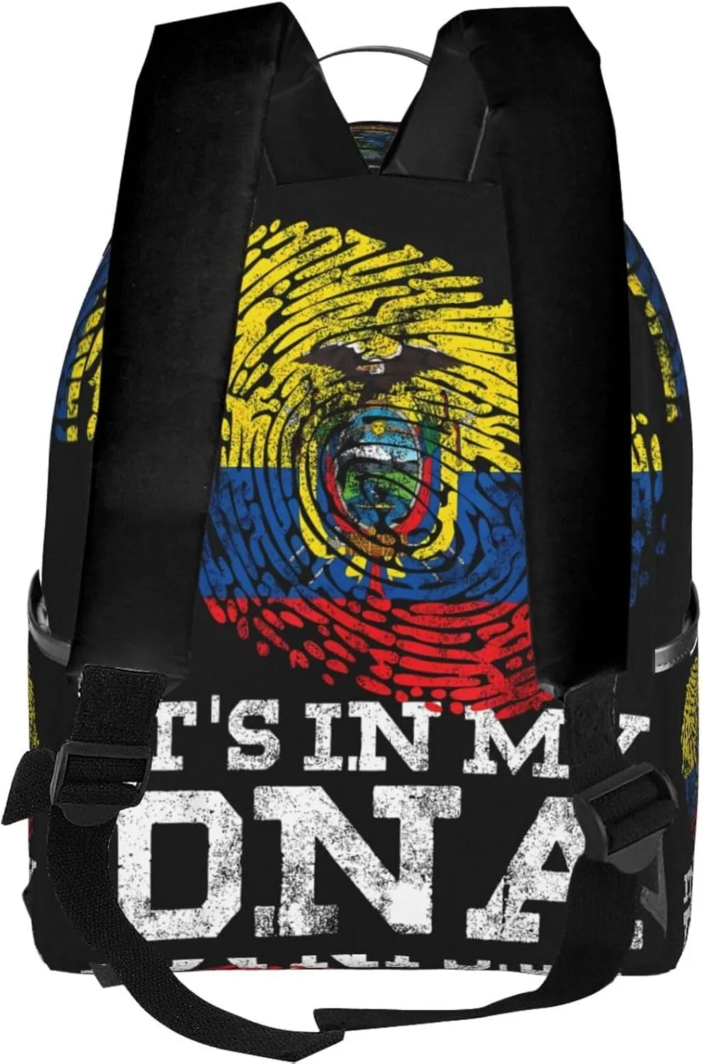 Ecuadorian Hispanic Ecuador Flag Casual Backpacks Laptop Backpack Carry-on Daypack Sports Travel Rucksack Lightweight Working Bag for Outdoor Hiking Cycling Walking