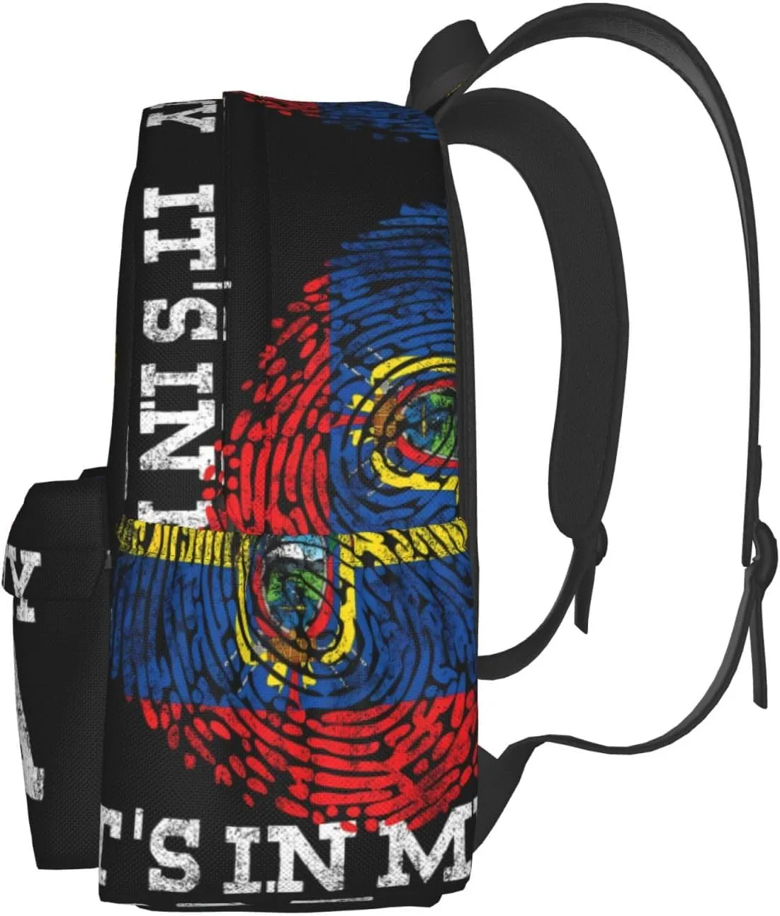Ecuadorian Hispanic Ecuador Flag Large Travel Backpack Casual Backpacks Laptop Daypack Working Rucksack Lightweight Back Pack Sports Bag with Adjustable Shoulder Strap