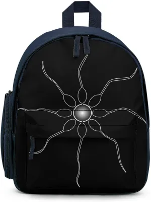 Egg Sperm Reproduction Cute Backpack Shoulders Bag Casual Daypacks Travel Back Pack for Camping Hiking Blue-style