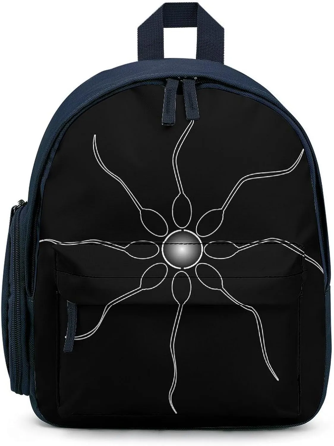 Egg Sperm Reproduction Cute Backpack Shoulders Bag Casual Daypacks Travel Back Pack for Camping Hiking Blue-style