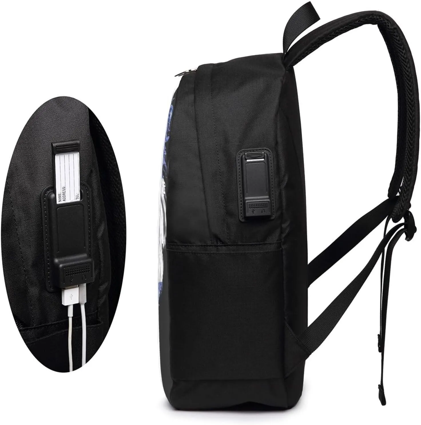 El Salvador Flag Salvadoran Lion Laptop Backpacks Travel Backpack Casual Business Daypack Sport Rucksack Computer Bag Fits up to 17 Inch Notebook with USB Port