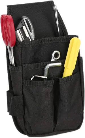 Electrician Tool Waist Bag with Multiple Pockets,Professional Multi-Purpose Electrician Tool Pouch,Tool Holder Pocket Attachment for Tool Belt