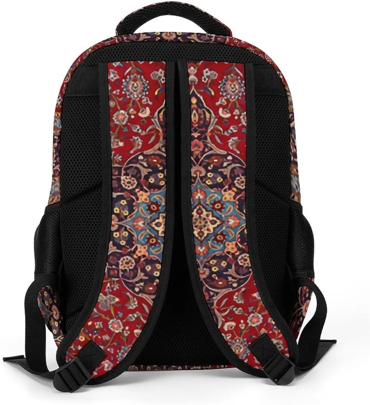 Elegant Retro Modern Vintage Persian Large Capacity, Lightweight, And Stylish Pocket Double Backpack