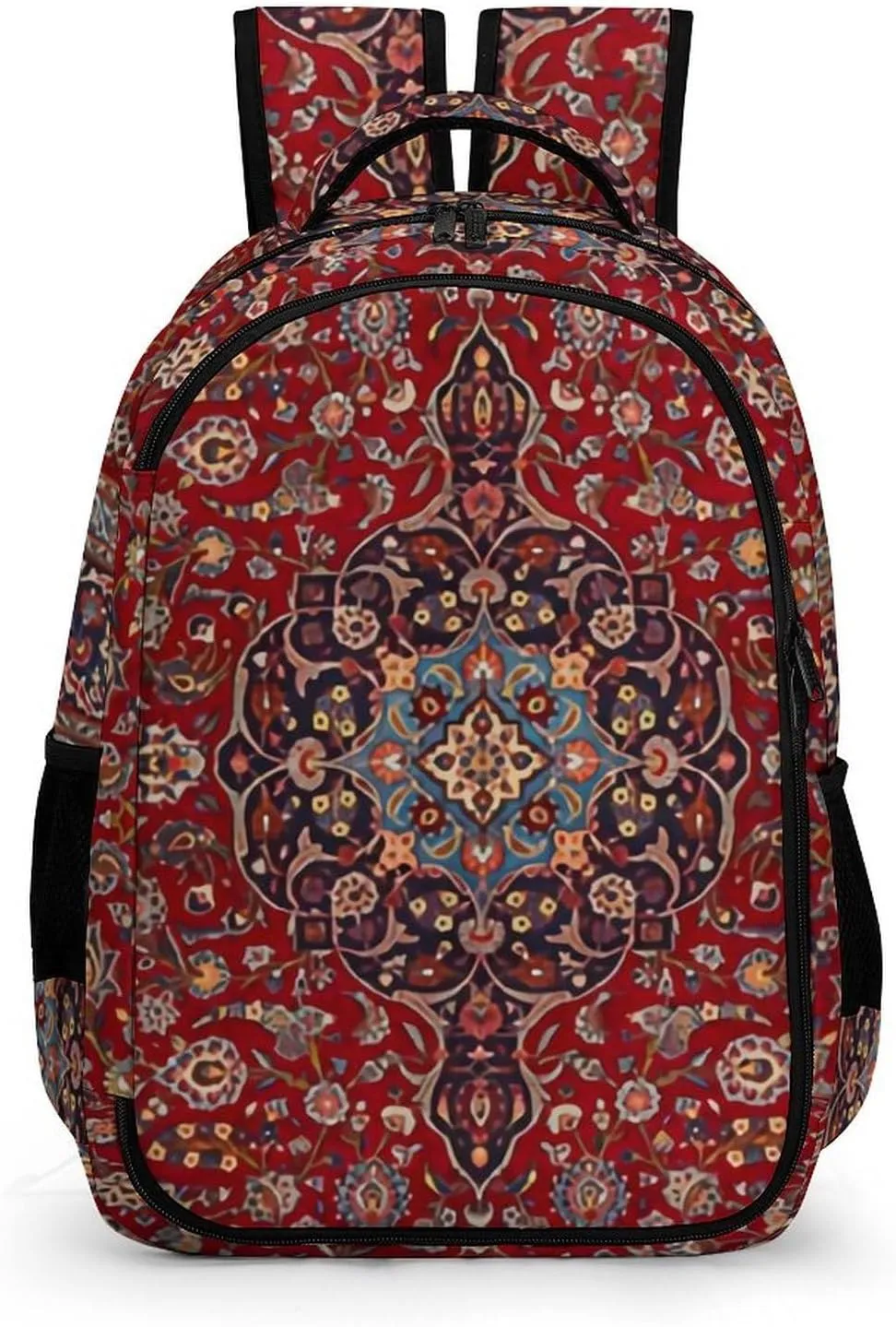 Elegant Retro Modern Vintage Persian Large Capacity, Lightweight, And Stylish Pocket Double Backpack