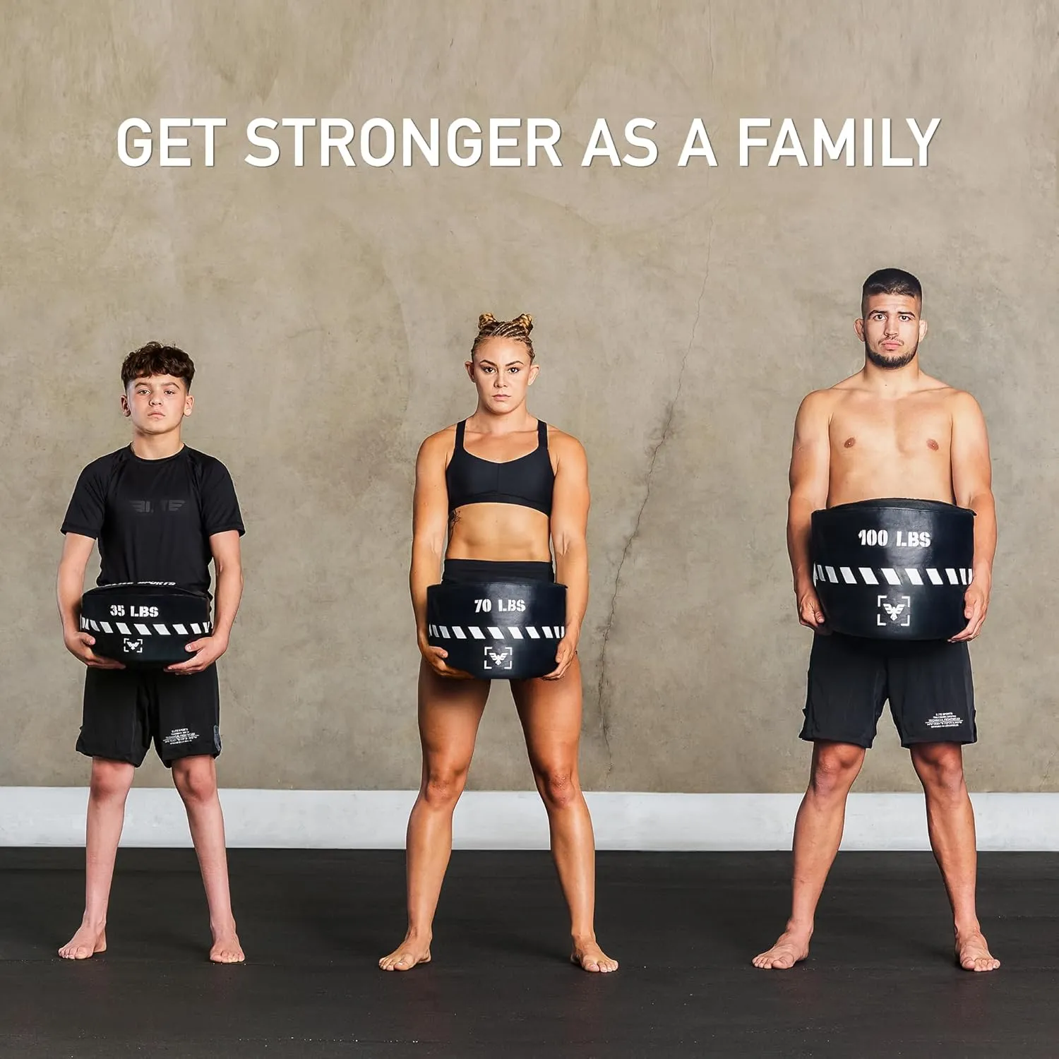 Elite Sports Heavy-Duty Workout Sandbag- Unfilled, Durable Sand Bags for Powerlifting, Combat Training & Full-Body Workouts