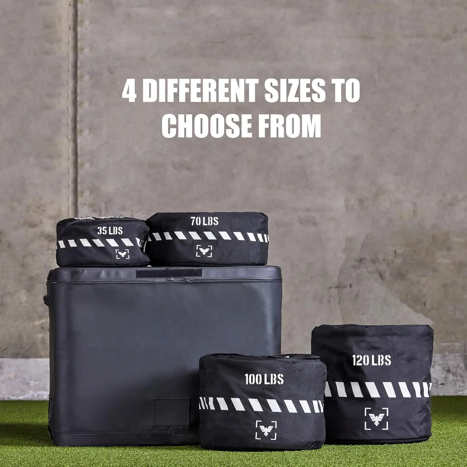 Elite Sports Workout Sandbag, Unfilled Heavy-Duty Strongman Sand Bags for Full-Body & Core Training, Weight Lifting, Combat Conditioning