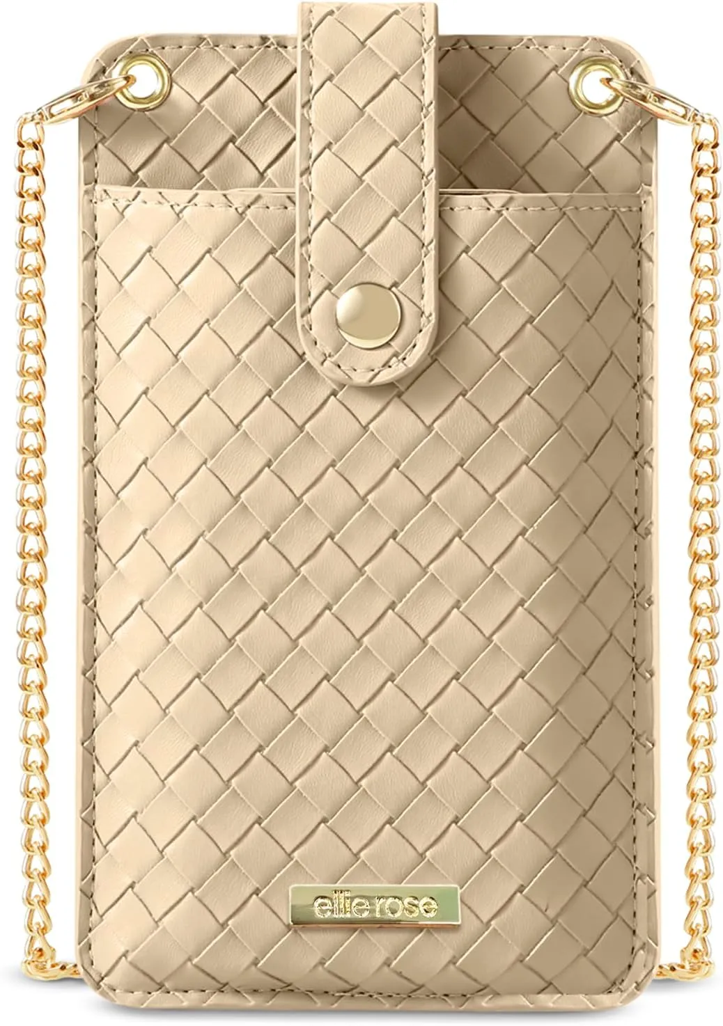 Ellie Rose Vegan Leather RFID Womens Crossbody Cell Phone Purse Holder Bag