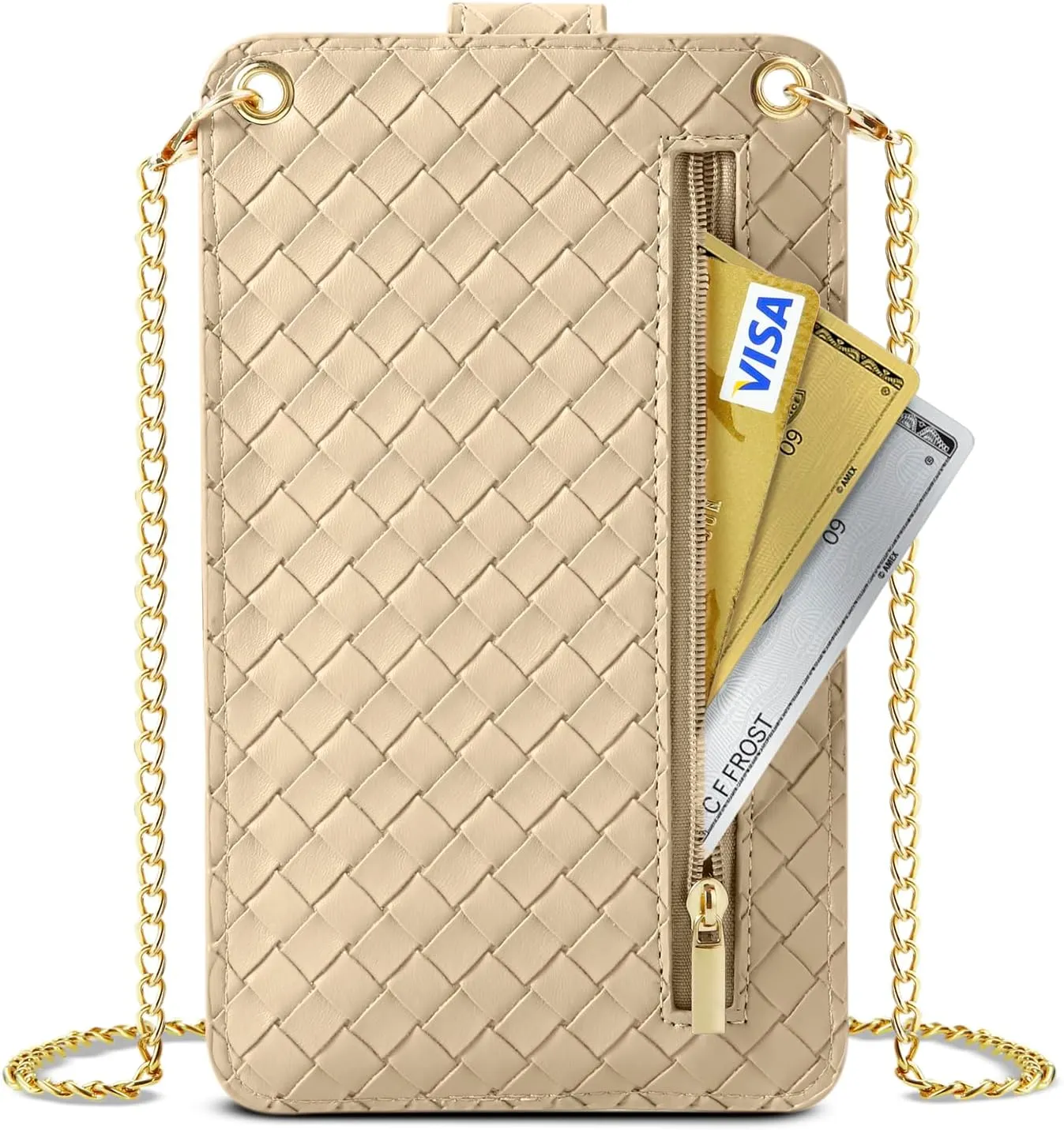 Ellie Rose Vegan Leather RFID Womens Crossbody Cell Phone Purse Holder Bag